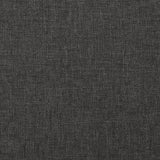 2-Seater Sofa Bed with Two Pillows Dark Grey Fabric - Extra Image