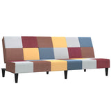 2-Seater Sofa Bed Fabric - Front View