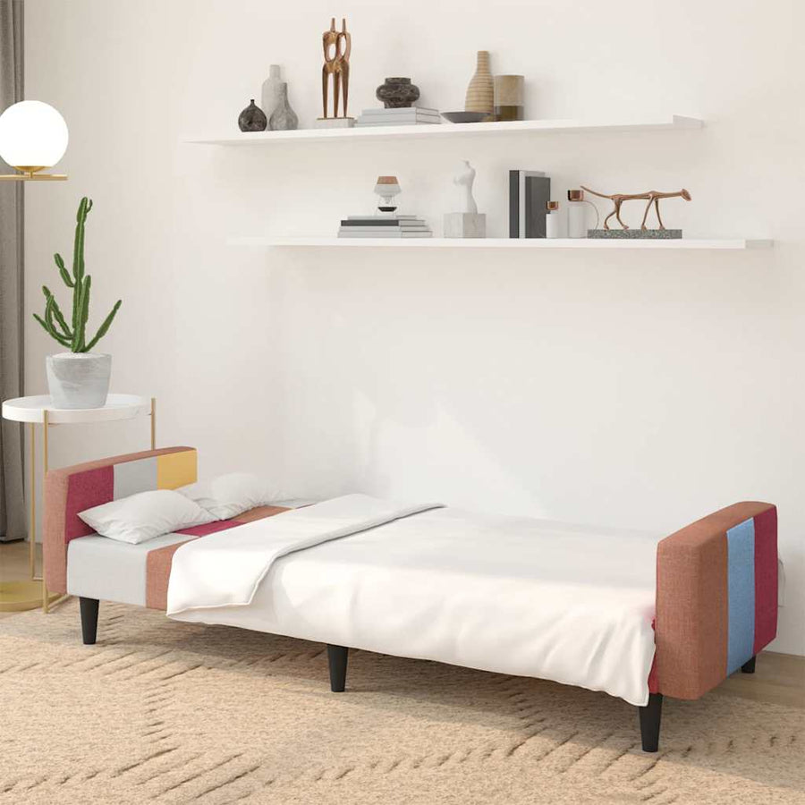 2-Seater Sofa Bed Fabric