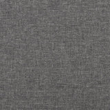 2-Seater Sofa Bed with Two Pillows Light Grey Fabric