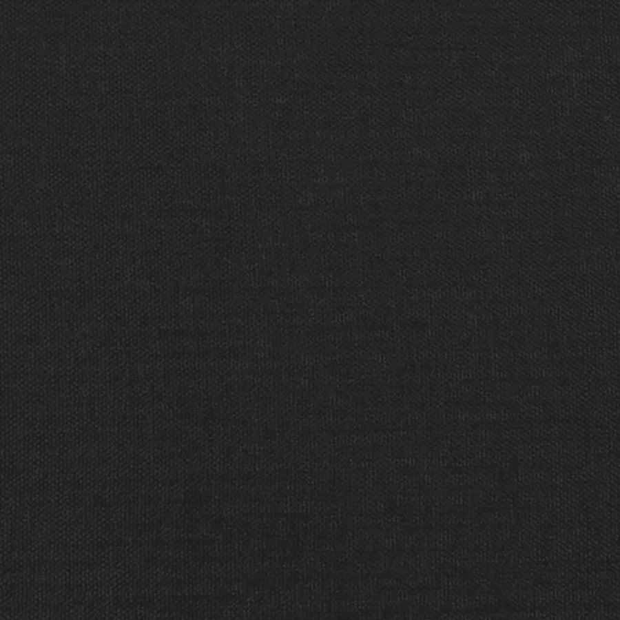 2-Seater Sofa Bed Black Fabric