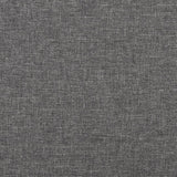 2-Seater Sofa Bed with Two Pillows Light Grey Fabric