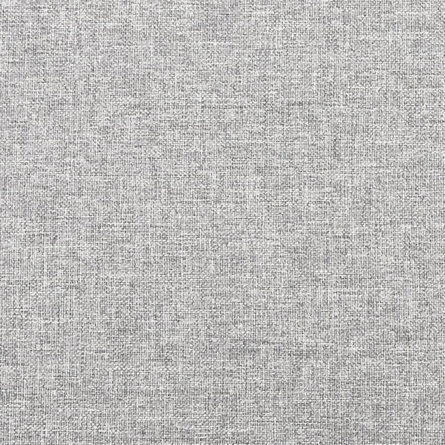 2-Seater Sofa Bed with Two Pillows Light Grey Fabric
