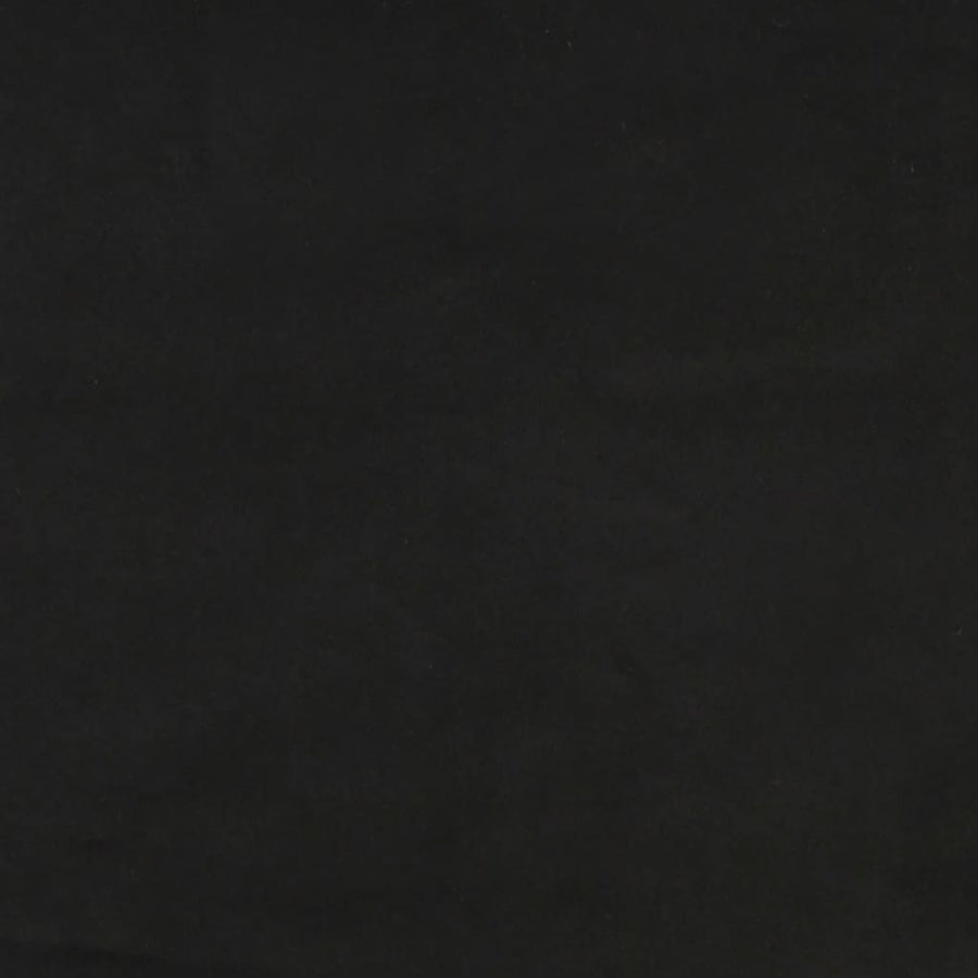 2-Seater Sofa Bed with Two Pillows Black Velvet