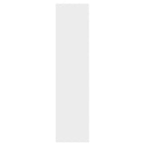 Shoe Cabinet White 80x21x87.5 cm Engineered Wood