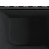 Garden Planter Black 36x30x32 cm Poly Rattan