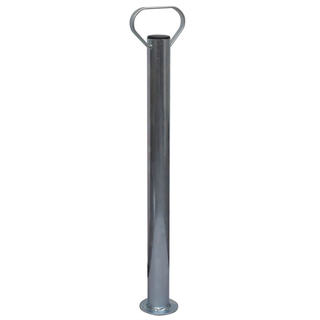 Trailer Jack Wheel 60mm with 2 Support Tubes and 2 Split Clamps