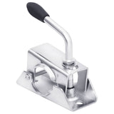 Jockey Wheel 48 mm with 2 Support Tubes and 3 Split Clamps - 45-Degree Angle