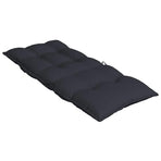 Highback Chair Cushions 2 pcs Black Oxford Fabric