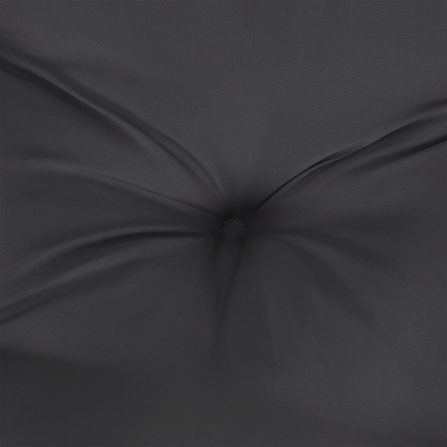 Highback Chair Cushions 6 pcs Black Oxford Fabric