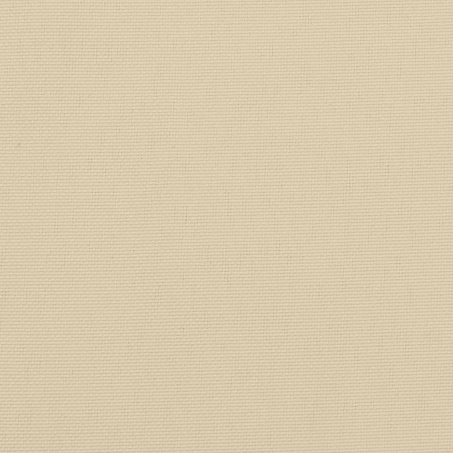 Lowback Chair Cushions 2 pcs Beige Oxford Fabric