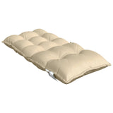 Lowback Chair Cushions 6 pcs Beige Oxford Fabric - Rear View