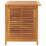 Garden Storage Box with Louver 60x50x56 cm Solid Wood Acacia