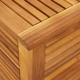 Garden Storage Box with Louver 90x50x56 cm Solid Wood Acacia - Extra Image