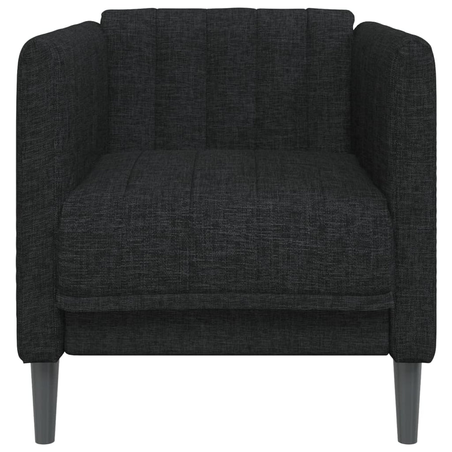 Sofa Chair Black Fabric