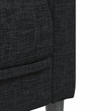 Sofa Chair Black Fabric
