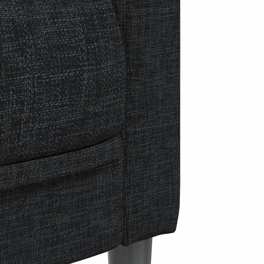 Sofa Chair Black Fabric