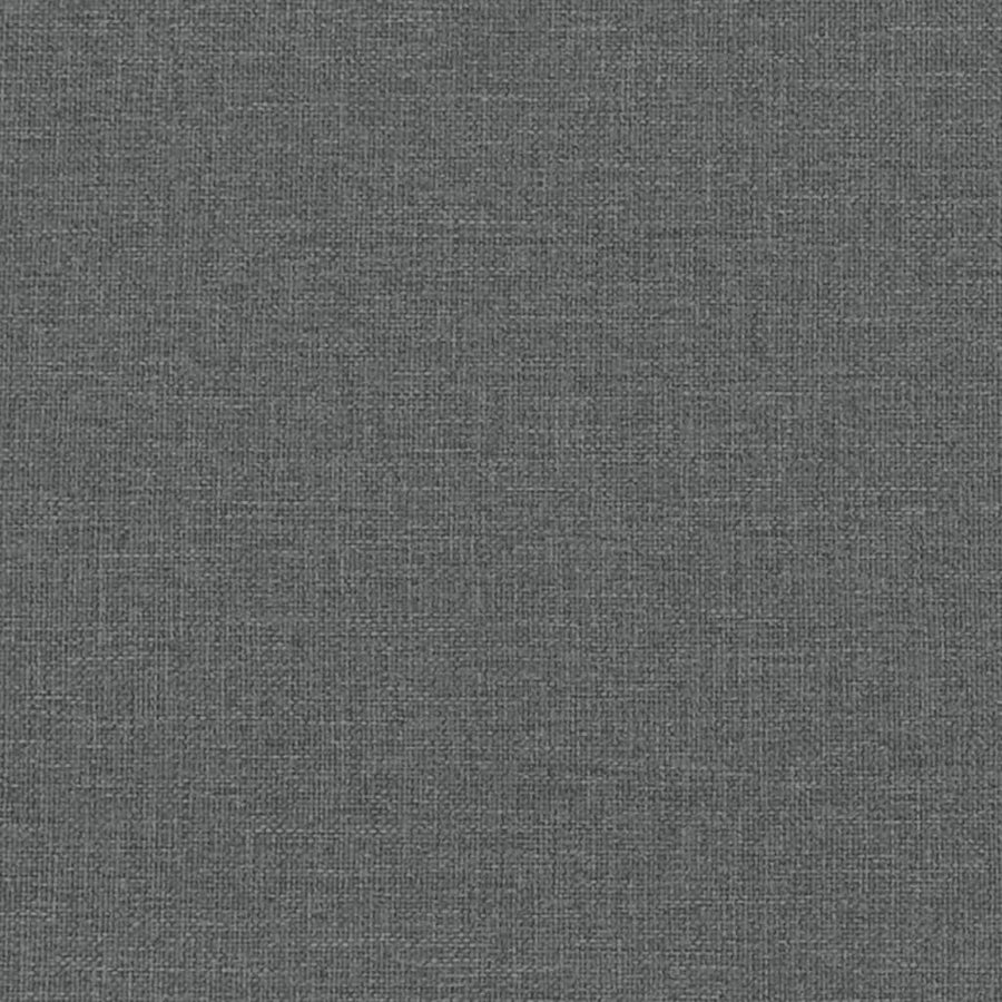Sofa 2-Seater Dark Grey Fabric