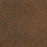Sofa Chair with Cushion Brown Faux Suede Leather - Low Angle