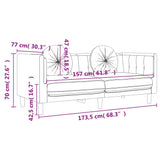 Sofa with Cushions 2-Seater Black Velvet - Extra Image