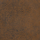 Chesterfield Sofa Chair Brown Faux Suede Leather - Low Angle