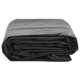 Tarpaulin Anthracite 6x8 m 650 g/m² - Side View