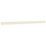 Replacement Fabric for Awning Valance Cream Stripe 4 m - Front View