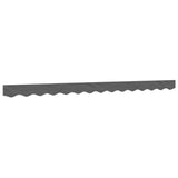 Replacement Fabric for Awning Valance Anthracite Stripe 3.5 m - Front View