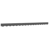 Replacement Fabric for Awning Valance Anthracite Stripe 4 m - Front View