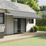 Awning Valance Replacement Anthracite Stripe 500 cm