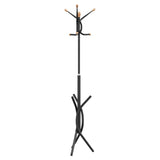 Coat Stand Black 176 cm Powder-coated Iron - Front View