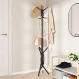 Coat Stand Black 176 cm Powder-coated Iron - Side View