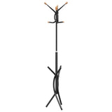 Coat Stand Black 176 cm Powder-coated Iron - Top-Down View