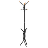 Coat Stand Black 176 cm Powder-coated Iron - Rear View