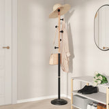 Coat Stand Black 177 cm Powder-coated Iron - Side View