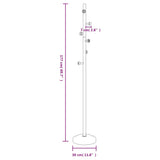 Coat Stand Black 177 cm Powder-coated Iron