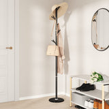 Coat Stand Black 175 cm Powder-coated Iron - Side View