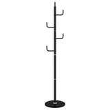 Coat Stand Black 183 cm Powder-coated Iron - Top-Down View