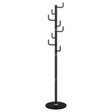 Coat Stand Black 183 cm Powder-coated Iron - Rear View