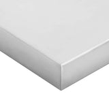 Wall Shelves 2 pcs 100x40 cm Silver Stainless Steel - Extra Image