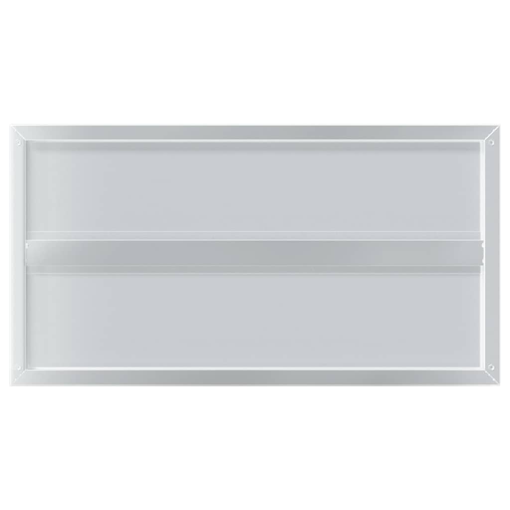 Wall Shelves 2 pcs 75x40 cm Silver Stainless Steel