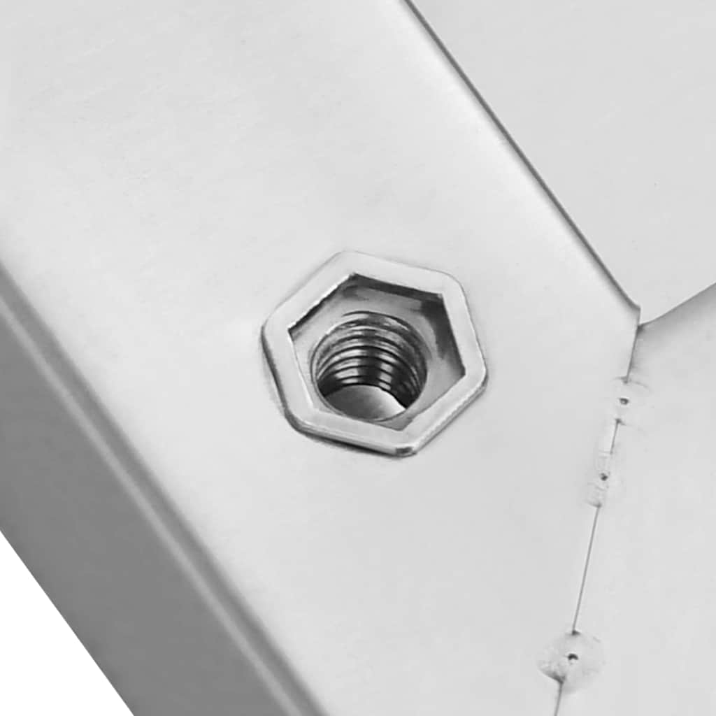 Wall Shelves 2 pcs 75x40 cm Silver Stainless Steel