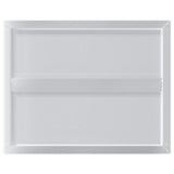 Wall Shelves 2 pcs 50x40 cm Silver Stainless Steel - Close-Up Angle