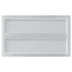 Wall Shelves 2 pcs 50x30 cm Silver Stainless Steel