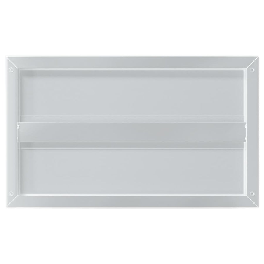 Wall Shelves 2 pcs 50x30 cm Silver Stainless Steel