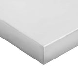 Wall Shelves 2 pcs 50x23.5 cm Silver Stainless Steel - Extra Image