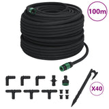 Garden Soaker Hose Black 0.6