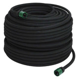 Garden Soaker Hose Black 0.6" 100 m Rubber