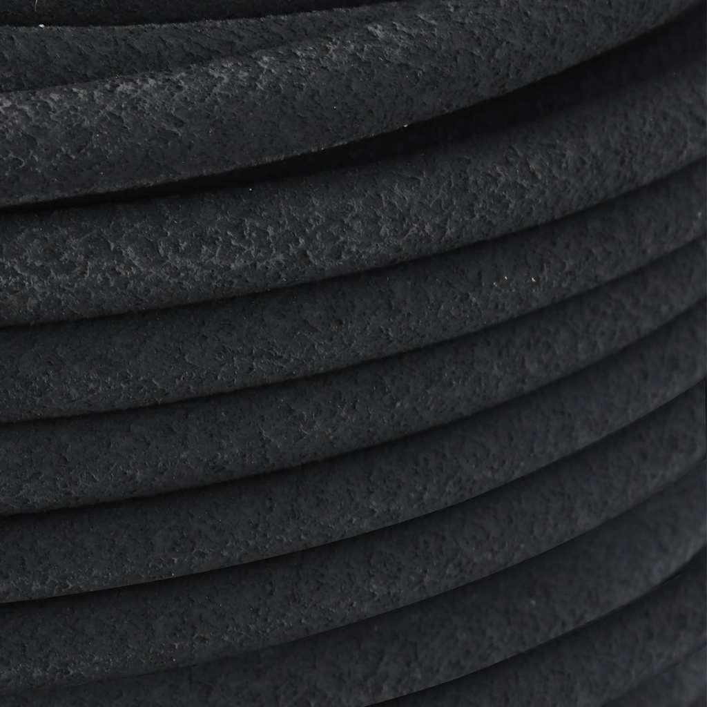 Garden Soaker Hose Black 0.6" 100 m Rubber