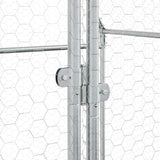 Chicken Cage Silver 200x100x190 cm Galvanised Steel - Extra Image